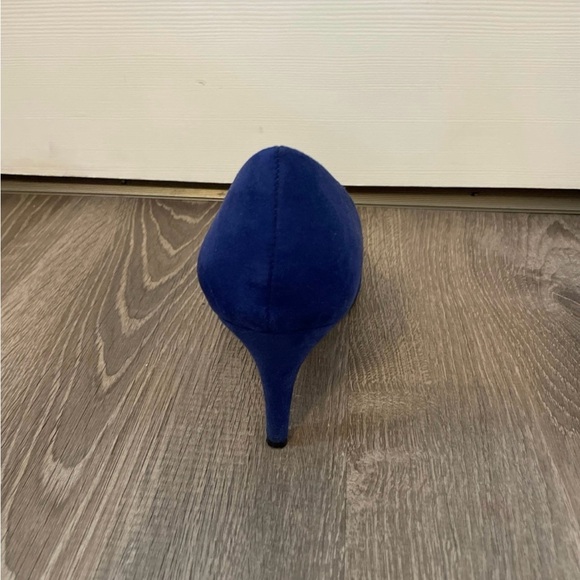 Style & Co Brand Blue Suede Heels, Size 8 - Picture 9 of 12
